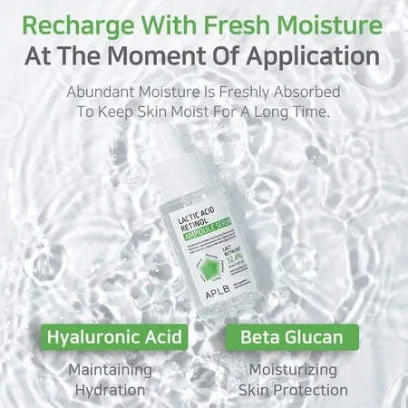 APLB Lactic Acid Retinol Ampoule, розгладжуюча сироватка з молочною кислотою та ретинолом, 40 мл: ціни та характеристики