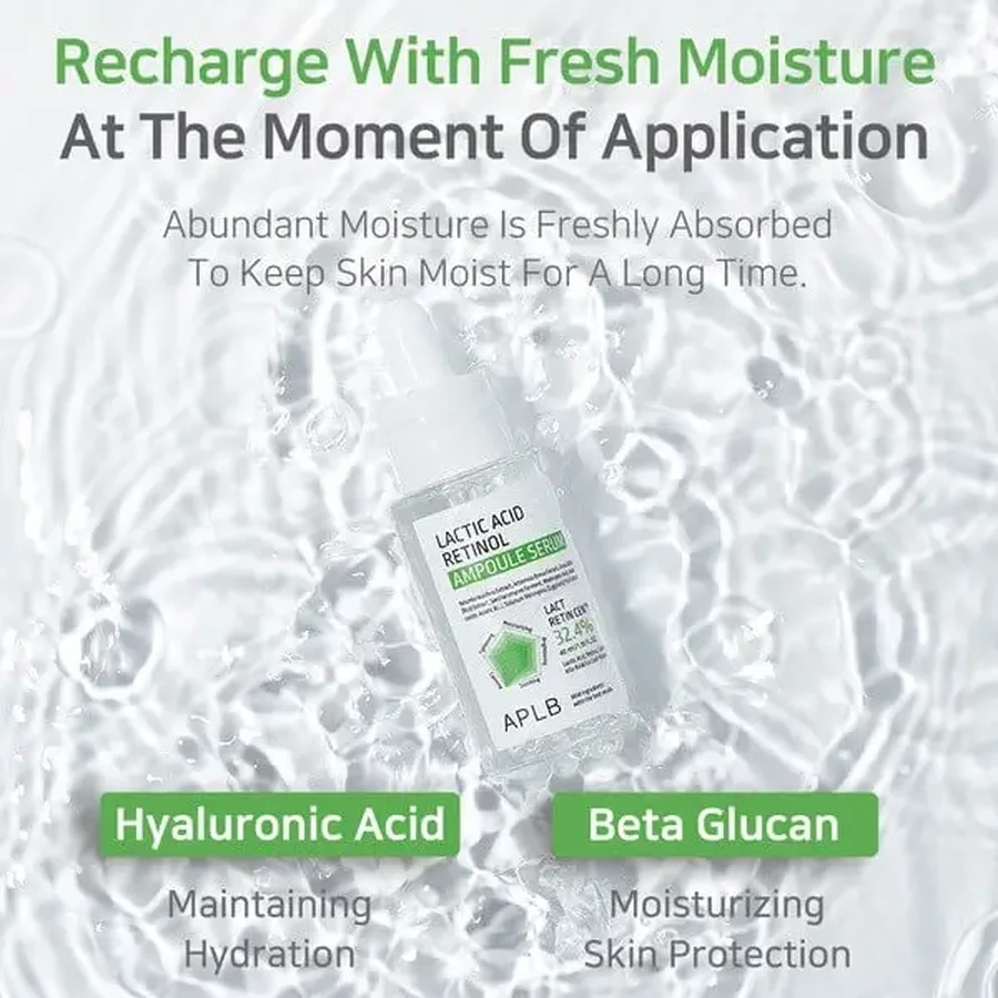 APLB Lactic Acid Retinol Ampoule, розгладжуюча сироватка з молочною кислотою та ретинолом, 40 мл: ціни та характеристики