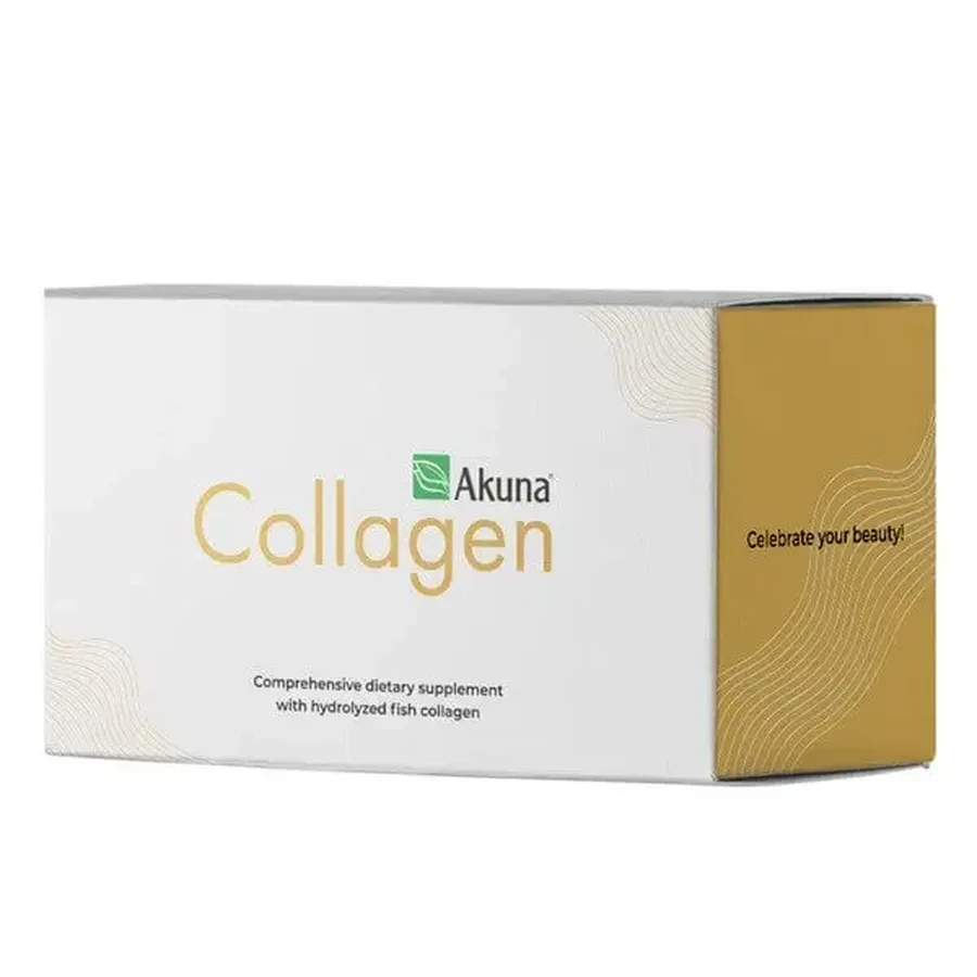 Akuna Collagen, пакетики з порошком, 30 шт.: ціни та характеристики