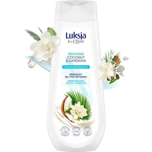 Luksja Silk Care, гель для душа, «Кокос и гардения», 500 мл