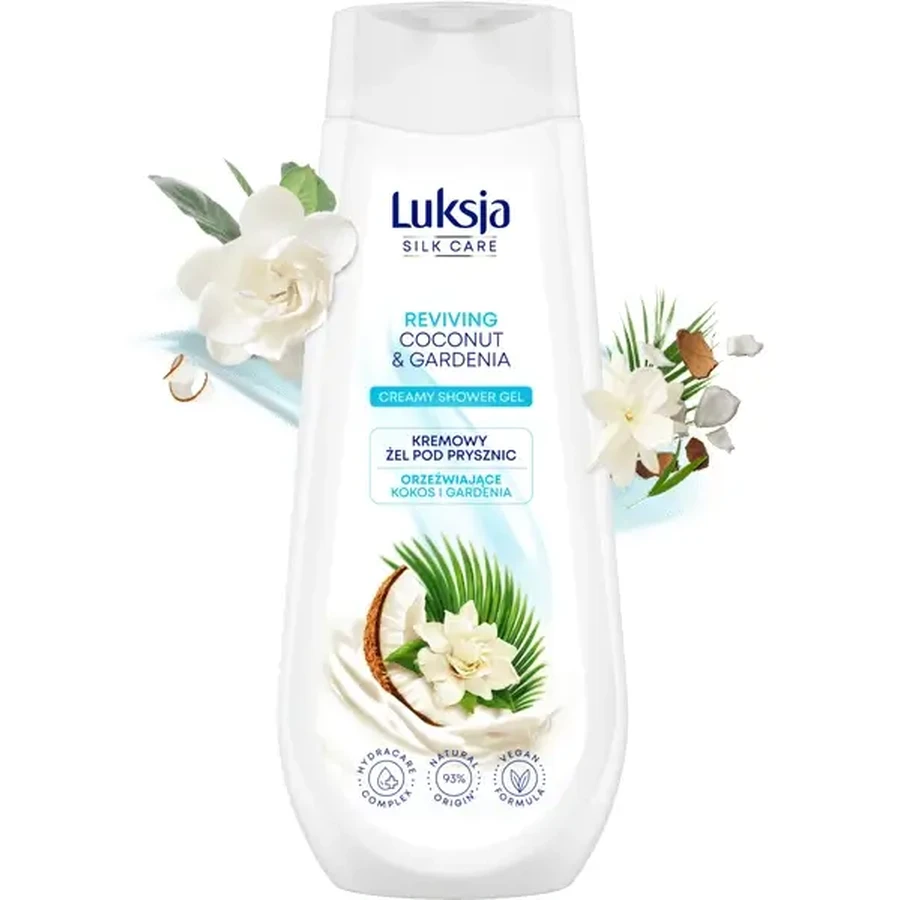 Luksja Silk Care, гель для душу, «Кокос і гарденія», 500 мл: ціни та характеристики