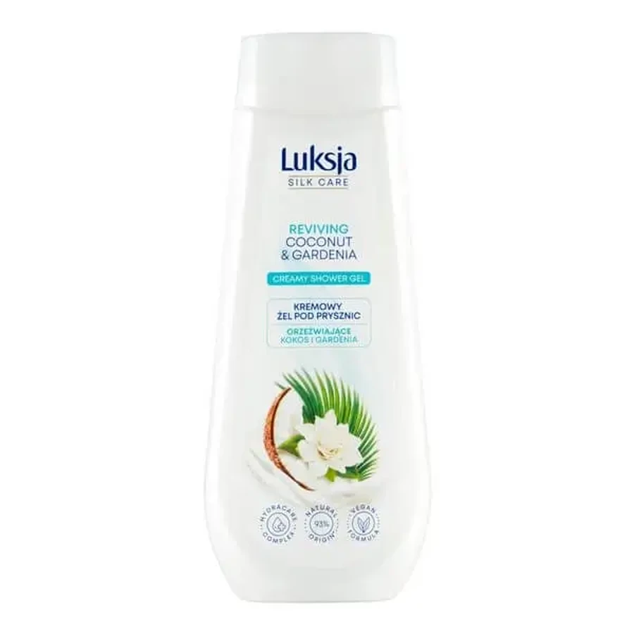 Luksja Silk Care, гель для душу, «Кокос і гарденія», 500 мл: ціни та характеристики
