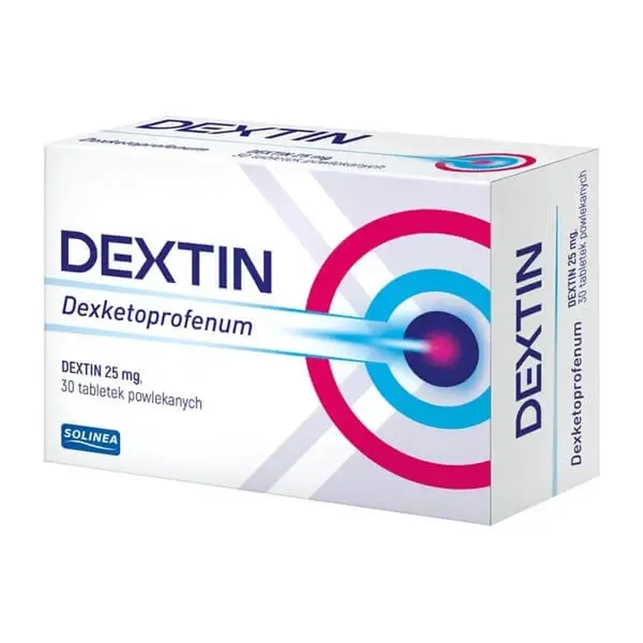 Dextin, 25 мг, таблетки с покрытием, 30 шт.: цены и характеристики