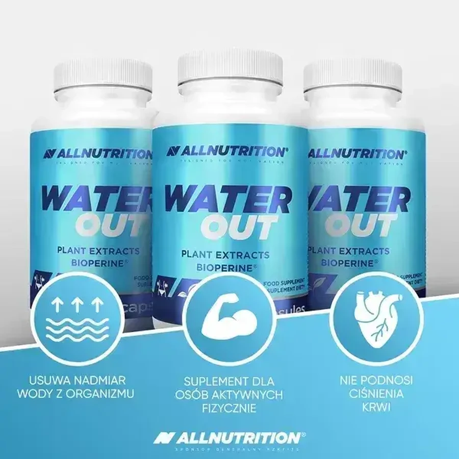 Набір із 2 упаковок Allnutrition Water Out, капсули, 120 шт.: ціни та характеристики