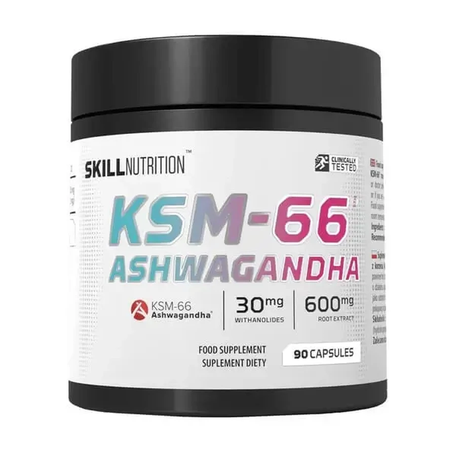 Skill Nutrition KSM-66 Ашваганда, капсули, 90 шт.: ціни та характеристики