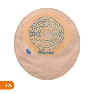 Esteem+, стомный мешок, закрытый, бежевый с окошком, маленький, 40 мм, 30 шт.