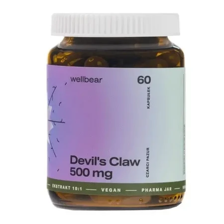 Wellbear Devil’s Claw 500 мг, капсули, 60 шт.: ціни та характеристики