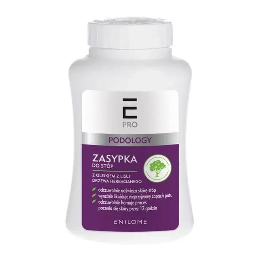 Enilome Pro Podology, присыпка для ног с маслом листьев чайного дерева, 100 г: цены и характеристики