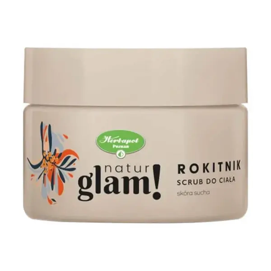 Natur Glam!, солевой скраб для тела, облепиха, 300 мл: цены и характеристики