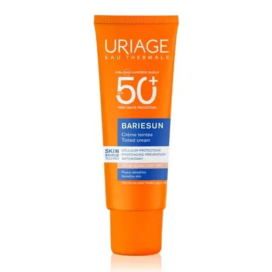 Окрашивающий крем с солнцезащитным фактором SPF50+ Gold Bariesun, 50 мл, Uriage: цены и характеристики