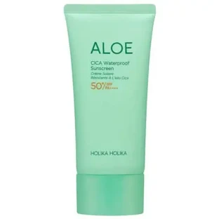 Солнцезащитный крем с CICA и алоэ вера, SPF50+ PA++++, водостойкий, 100 мл, Holika Holika