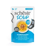SCHESIR Complementary Soup, тунец и кальмар, пакетик с беззерновым влажным кормом для кошек (в бульоне), 40 г