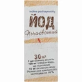 Йод Печаєвський р-н д/зовн. застос. 10 % фл. з пробкою-крапельницею 30 мл