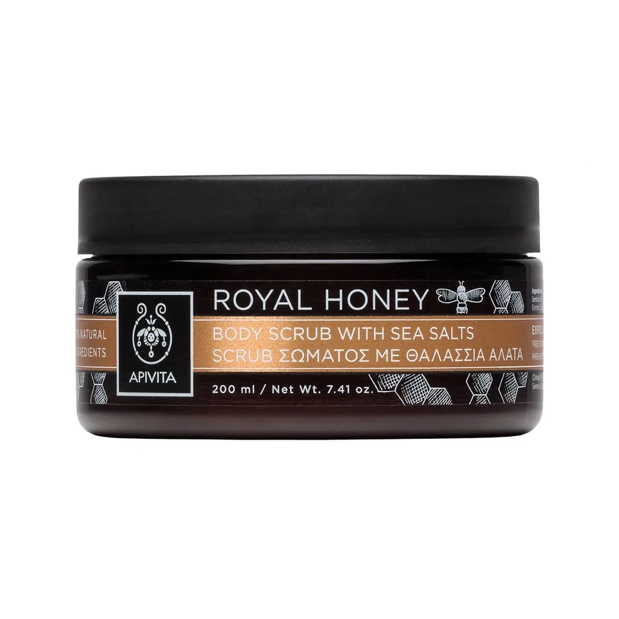 APIVITA Royal Honey Body Scrub із морськими солями, 200 мл: ціни та характеристики
