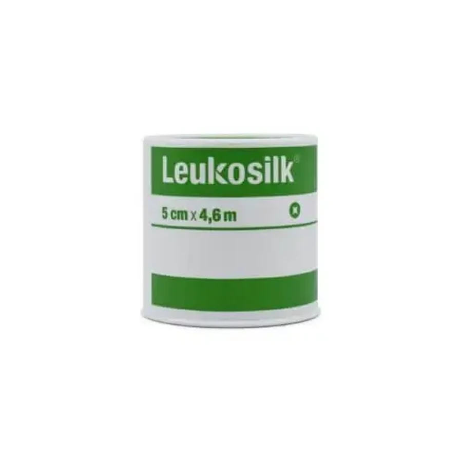 Самоклеюча стрічка Leukosilk BSN MEDICAL 5 см × 4,6 м: ціни та характеристики