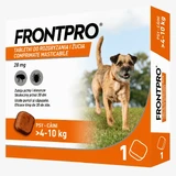 FrontPro 28 мг жевательные таблетки от блох и клещей для собак весом 4–10 кг — 1 таблетка