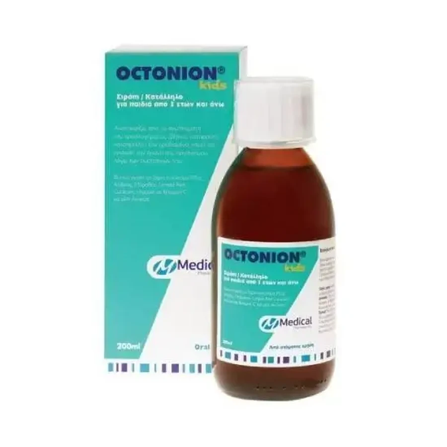 MEDICAL PHARMAQUALITY Octonion Kids — сироп для лечения кашля и простуды, 200 мл: цены и характеристики