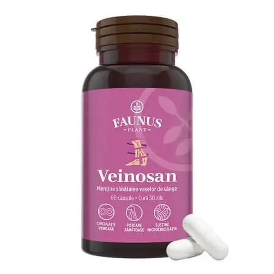 Veinosan, 60 капсул, Faunus: ціни та характеристики