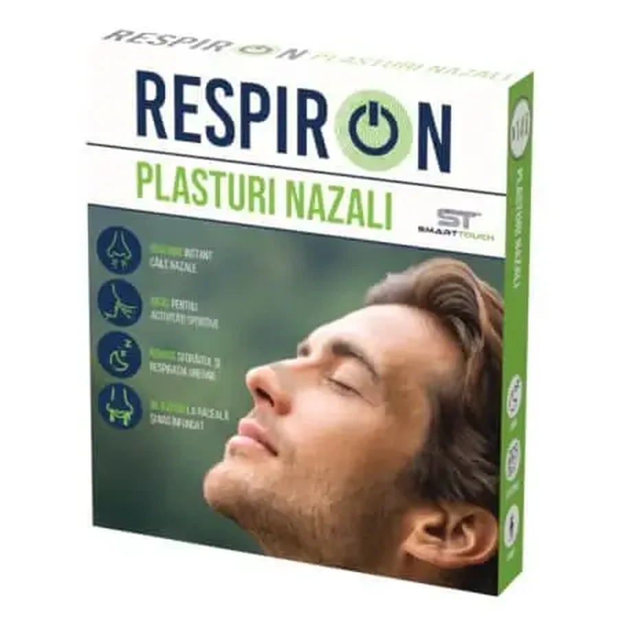 Назальные пластыри RespirON, 14 шт., Smart Touch: цены и характеристики