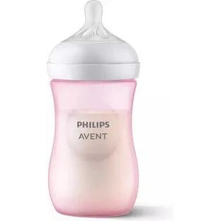 AVENT Natural Response Пластикова пляшка для дітей від 1 місяця, рожева, 260 мл [SCY903/11]