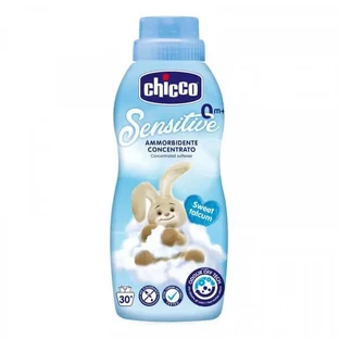 CHICCO Sensitive Sweet Talcum — надзвичайно концентрований пом’якшувач для дитячого одягу з ароматом «Тальк», 750 мл