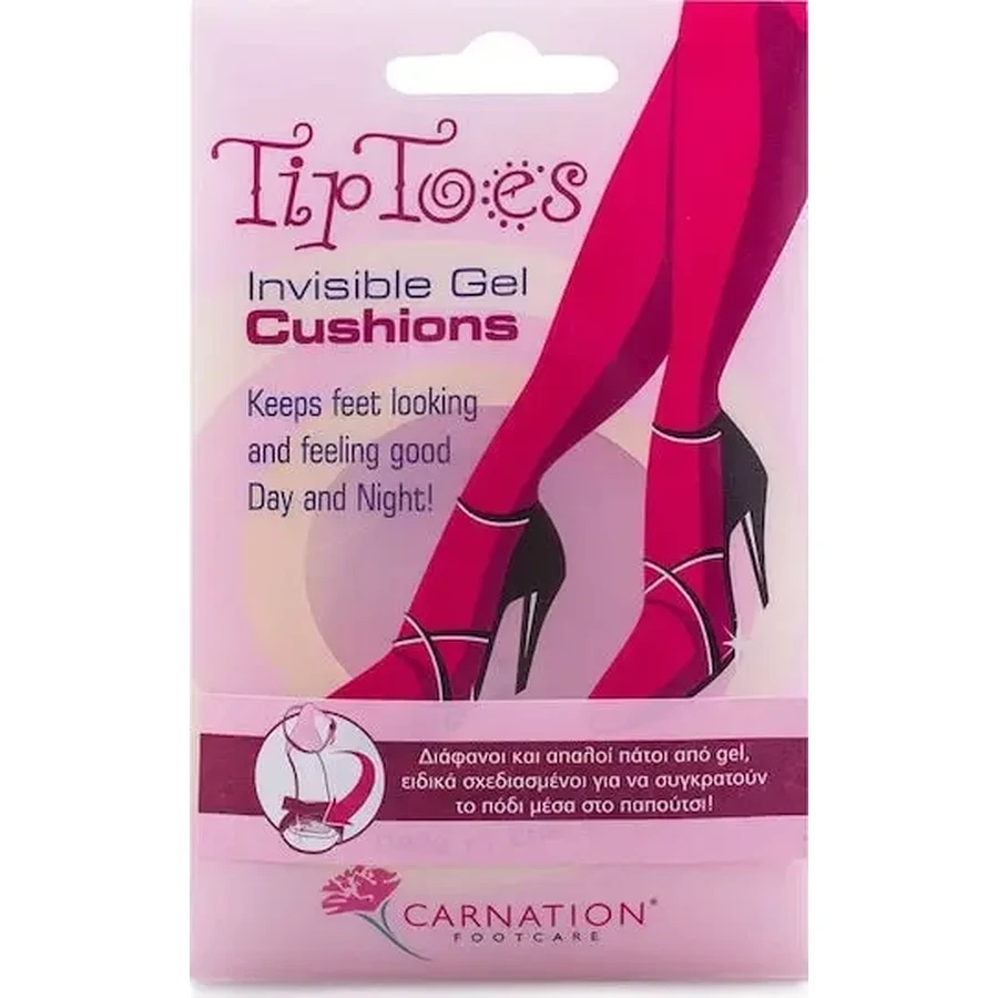 CARNATION TipToes Invisible Gel — гелевые стельки для плюсны, 2 шт.: цены и характеристики