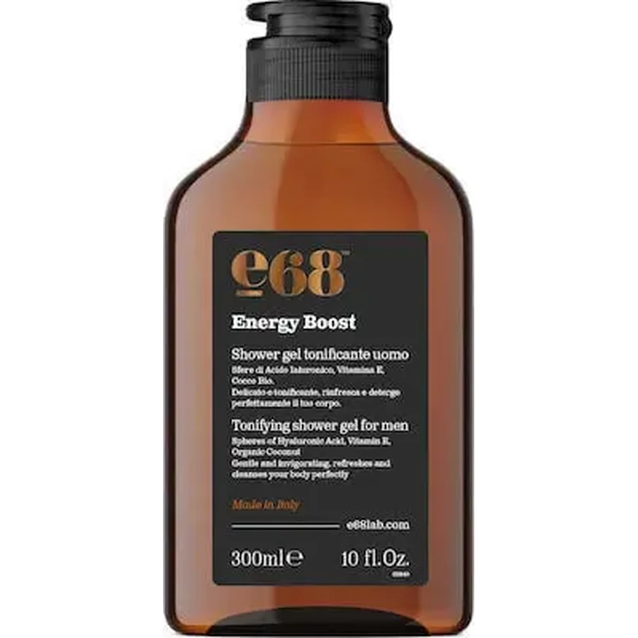 E68 Energy Boost Тонізуючий гель для душу для чоловіків Тонізуючий гель для душу для чоловіків 300 мл: ціни та характеристики