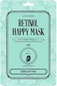 KOCOSTAR Retinol Happy Mask — маска для обличчя з ретинолом для гладкої та сяючої шкіри, 1 шт.