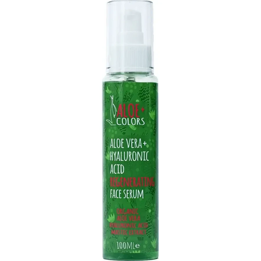 ALOE+ COLORS Алое вера + гіалуронова кислота Регенеруючий сироватка для обличчя Зволожуюча сироватка для обличчя та очей 100 мл: ціни та характеристики