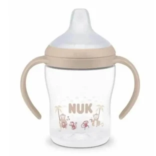 NUK Perfect Match Тренировочная бутылочка с насадкой Monkey, для детей от 6 месяцев, 150 мл
