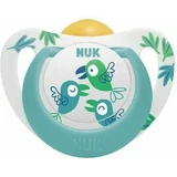 Резиновая пустышка NUK Star для детей 6–18 месяцев в коробке и Lily 10.734.066 — Green Parrot