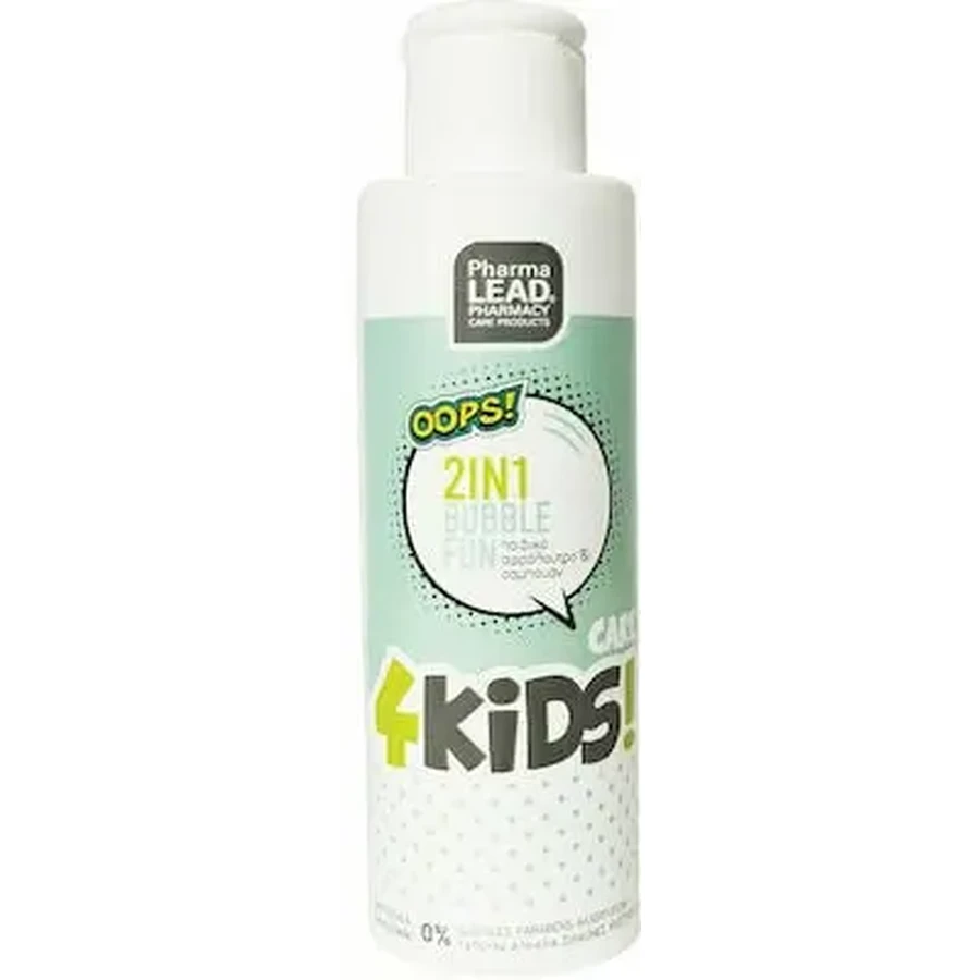 PHARMALEAD 4Kids Bubble Fun 2 в 1 Гель для душа и шампунь 100 мл: цены и характеристики