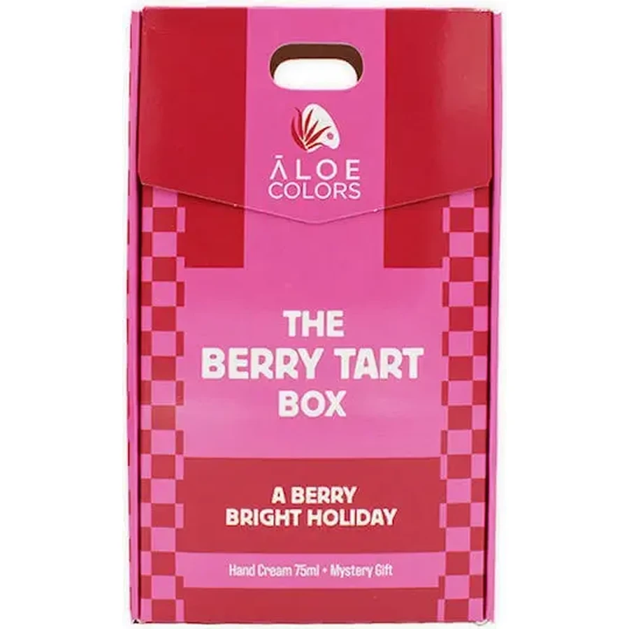 ALOE COLORS Різдвяна акція «The Berry Tart Box» з ягідним різдвяним кремом для рук, зволожуючий крем для рук, 75 мл та таємничий подарунок: ціни та характеристики