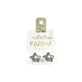 FARMA BIJOUX Сережки Subwire «Круглі зірки», срібло, 17 мм