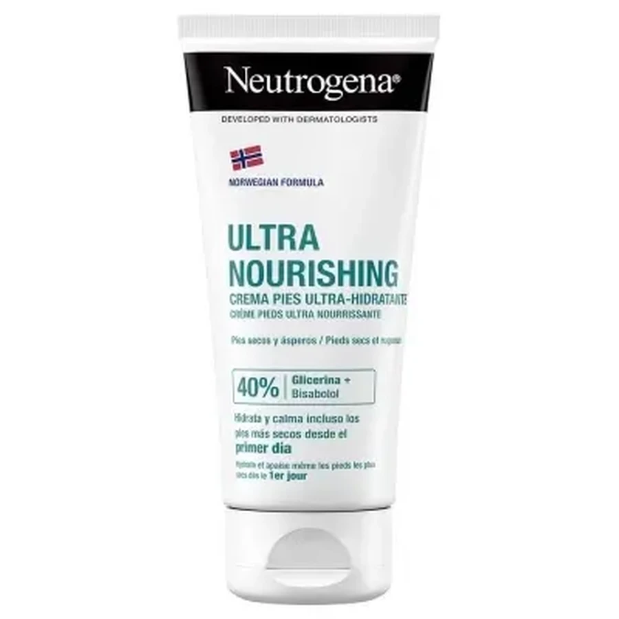 Ультраживильний крем для ніг Neutrogena, 100 мл: ціни та характеристики