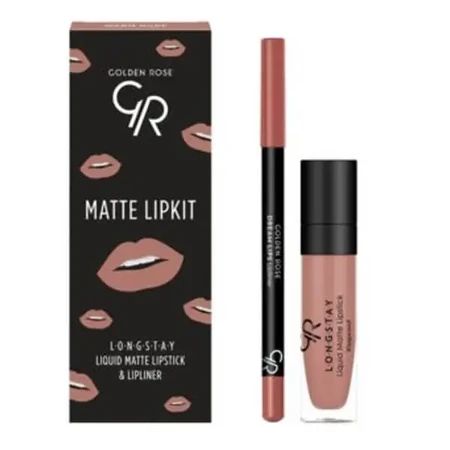 Golden Rose Matte Lipkit, набір для макіяжу губ, нюдовий, 7,6 г: ціни та характеристики