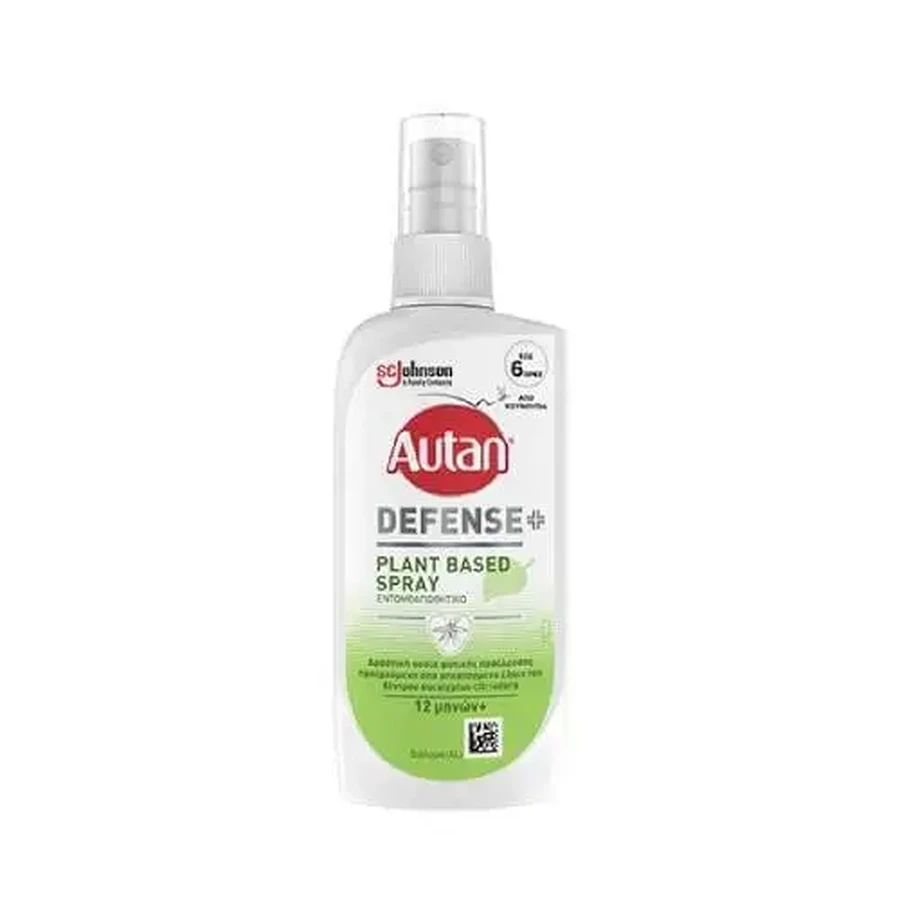 AUTAN Defense Spray на рослинній основі. Репелентний спрей для тіла проти комах, 100 мл: ціни та характеристики