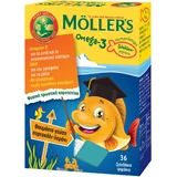 MOLLER'S «Omega-3 Fish Jelly Rolls» с апельсиновым вкусом (36 желейных рулетиков)