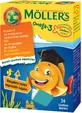 MOLLER'S «Omega-3 Fish Jelly Rolls» з апельсиновим смаком (36 желейних рулетиків)