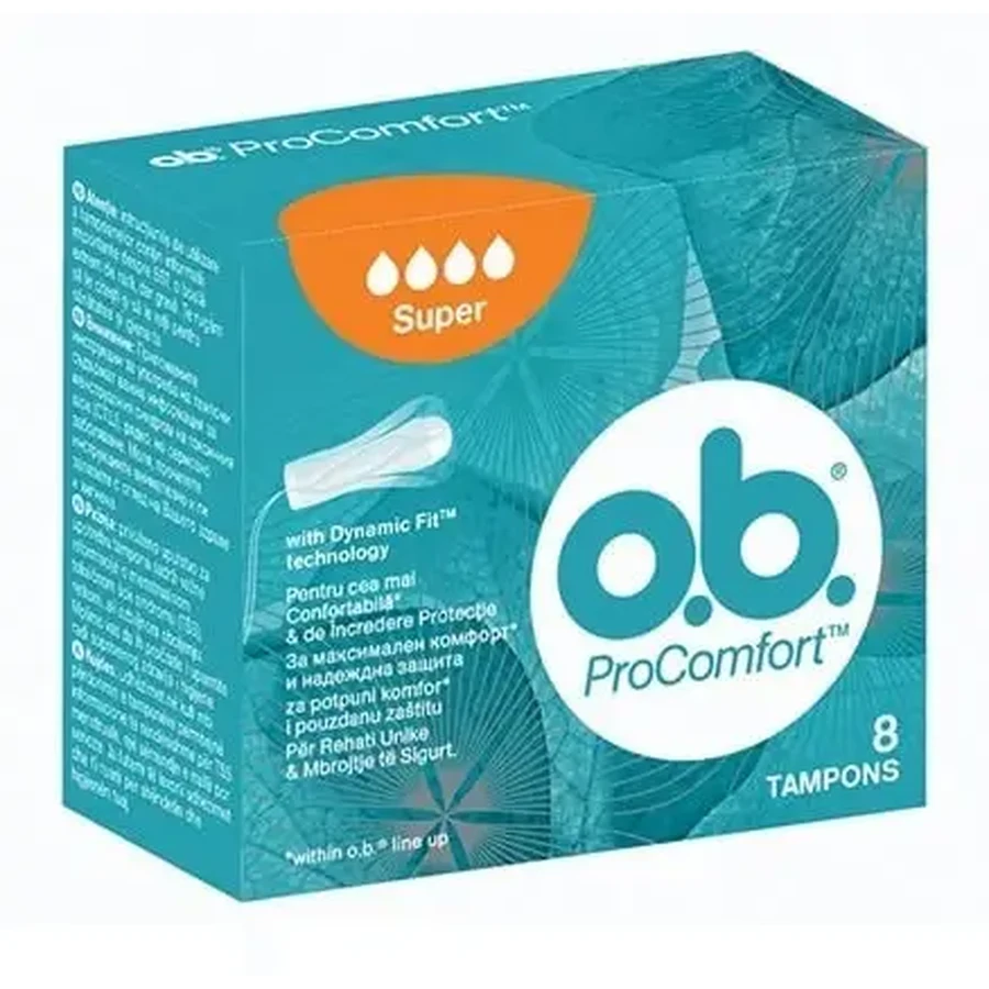 O.B | Прокладки ProComfort Super High Flow | 8 шт.: цены и характеристики