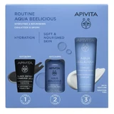 APIVITA Набір Aqua Beelicious із зволожувальним гель-кремом Aqua Beelicious Hydrating Gel-Cream 40 мл + у подарунок тонік Aqua Beelicious Hydrating Toner 50 мл + очищувальний гель Black Dettox Cleansing Gel 15 мл