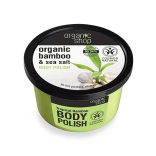 ORGANIC SHOP Скраб для тела «Tropical Bamboo» с бамбуком и морской солью, 250 мл