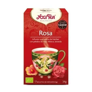 YOGI Rose Органічний чай з трояндою, 17 пакетиків, 30,6 г