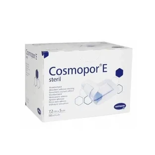 HARTMANN Cosmopor E — стерильні клейкі пластирі розміром 7,2×5 см, 50 шт.