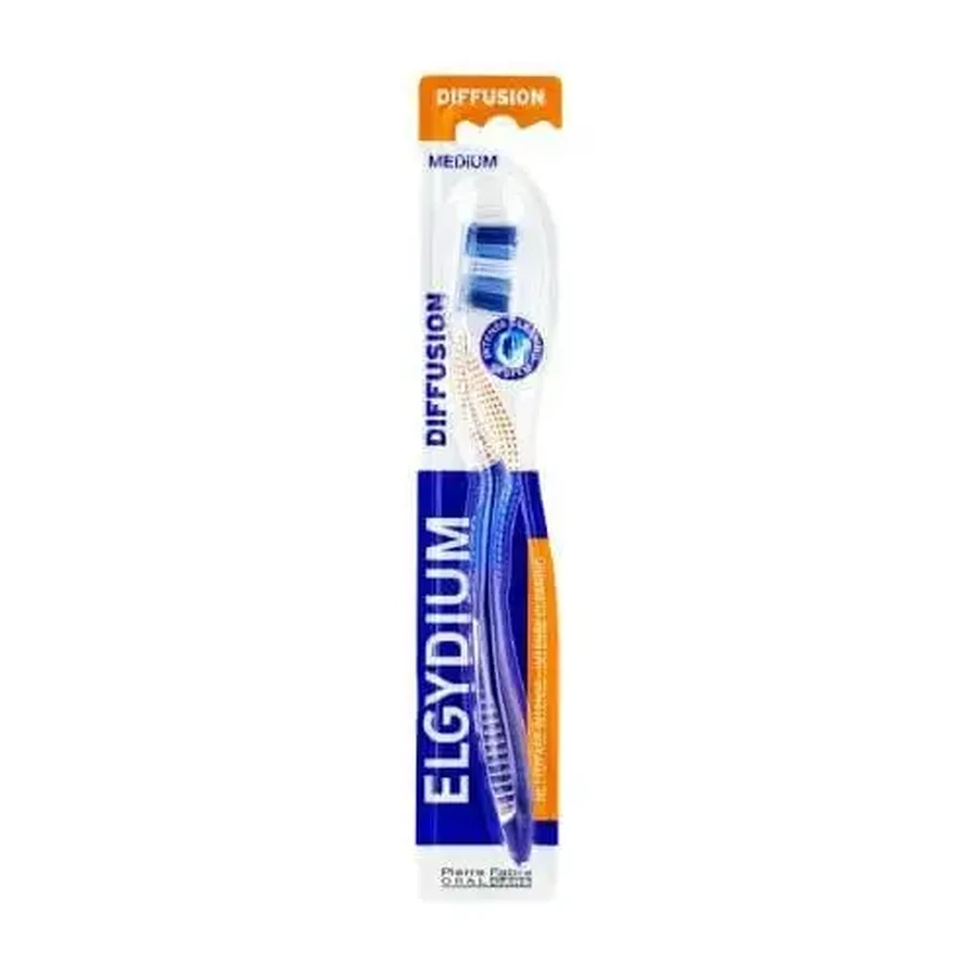Зубна щітка ELGYDIUM Diffusion Medium для глибокого очищення: ціни та характеристики
