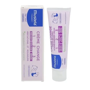 MUSTELA Bebe Vitamin Barrier Creme 1-2-3 Щоденний крем для зміни підгузника, 50 мл
