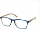 EYELEAD Reading-Presbyopia Очки синего цвета с красными деревянными дужками E212 +1,00