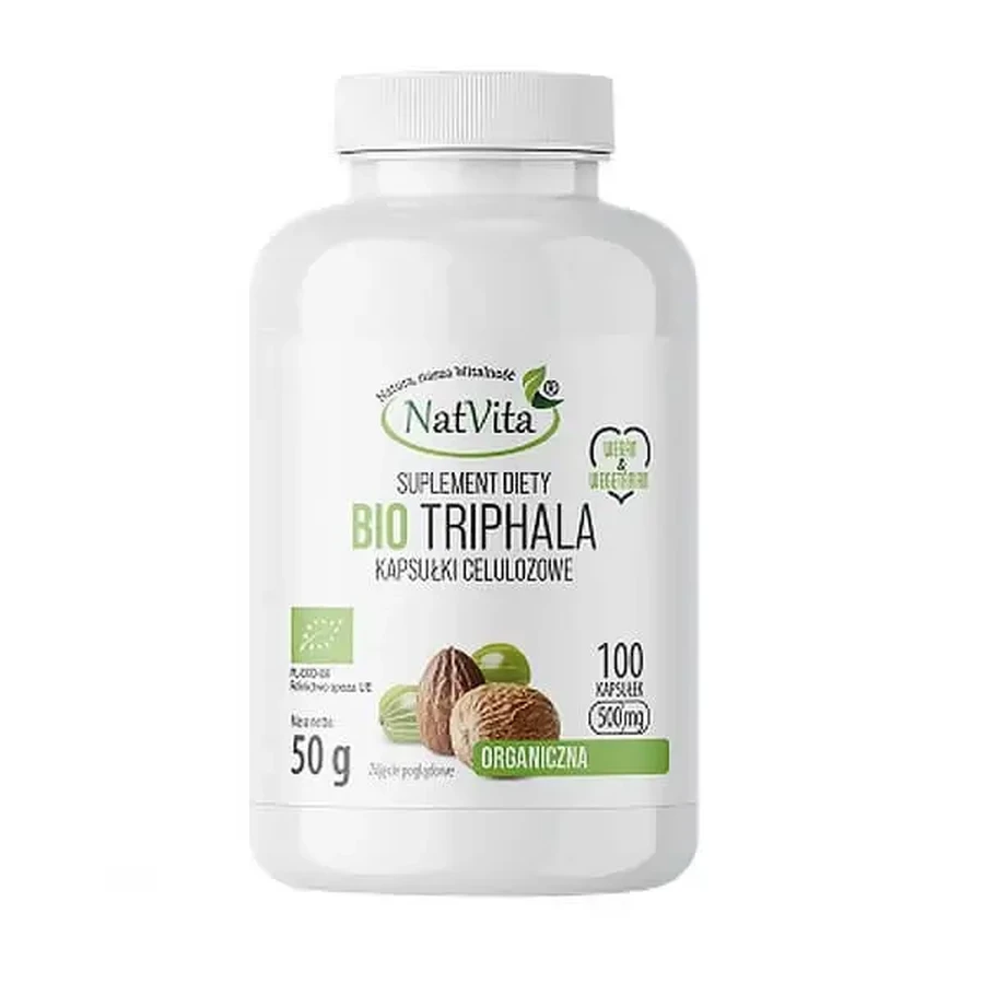 NatVita, Bio Triphala, капсули, 100 шт.: ціни та характеристики