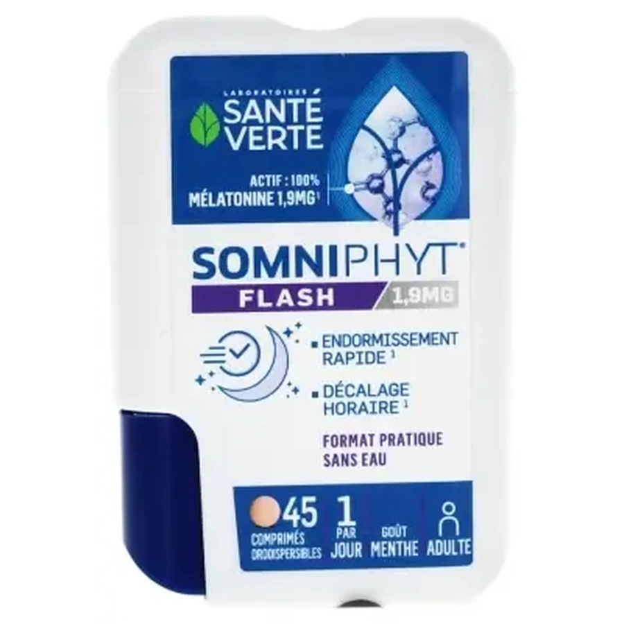 Santé Verte Somniphyt Flash 1,9 мг, 45 таблеток: цены и характеристики