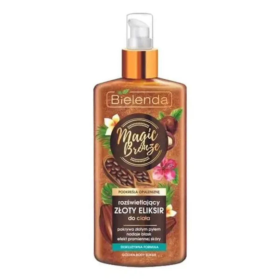Bielenda Magic Bronze, золотий еліксир для тіла, що надає сяйва, 150 мл: ціни та характеристики